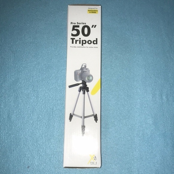 X IT PRO SERIES 50” Tripod with level designed for camcorder & DSLR’s NEW IN BOX - Picture 1 of 10